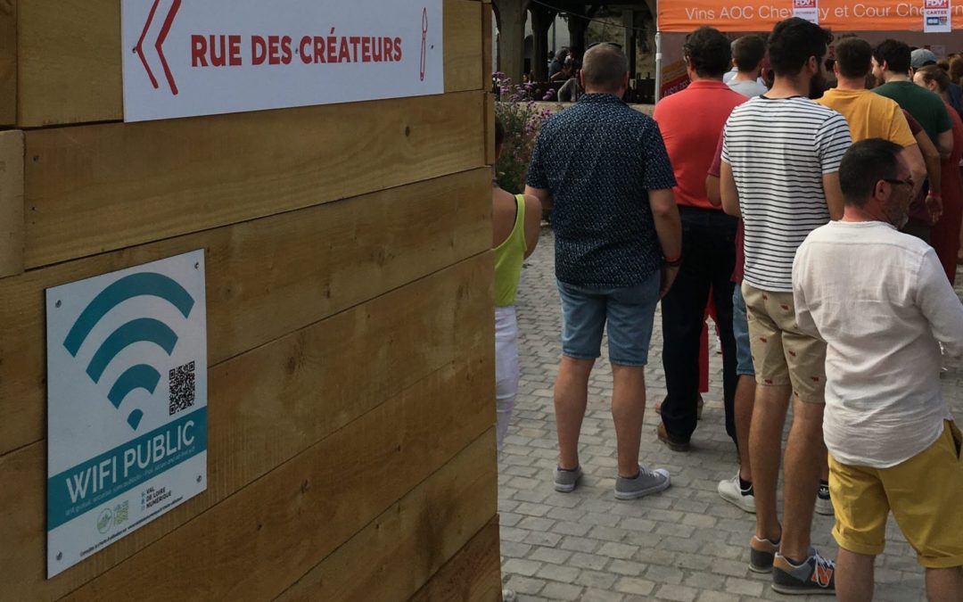 Du wifi gratuit à la Fête des vendanges de Cheverny !