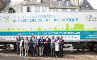 Inauguration du premier plateau mobile de formation à Vendôme
