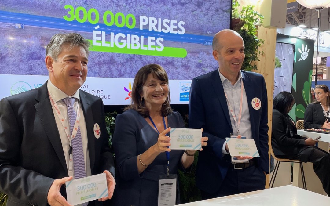 Sylvie Giner a célébré ce jour, au Salon des Maires et des Collectivités Locales, le cap des 300 000 foyers et entreprises éligibles à la fibre